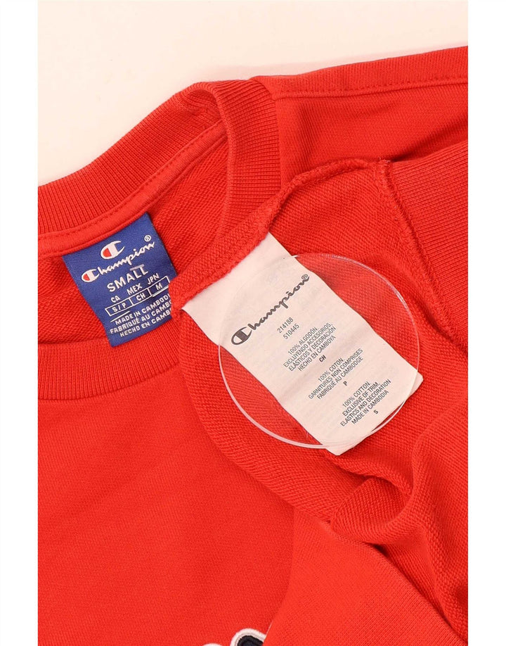 Champion Herre Grafisk Sweatshirt Jumper Lille Rød