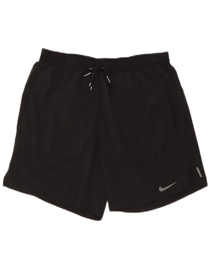 Nike Sportsshorts til mænd, lille sort polyester