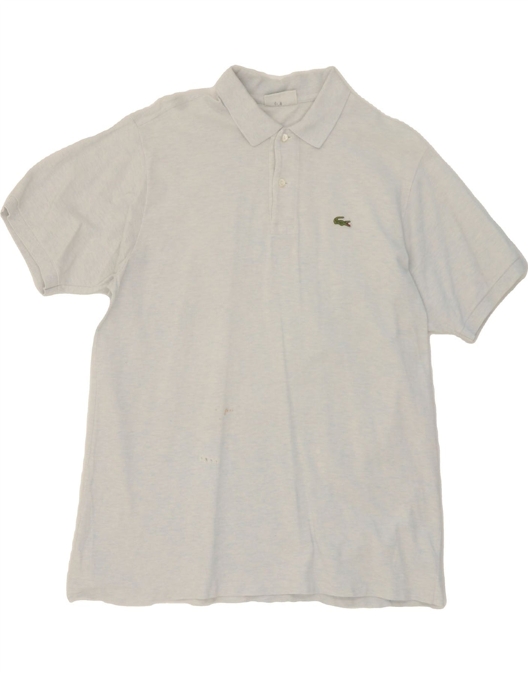 LACOSTE Mens Polo Shirt Size 6 XL Blue Cotton Vintage Lacoste and Second-Hand Lacoste from Messina Hembry 