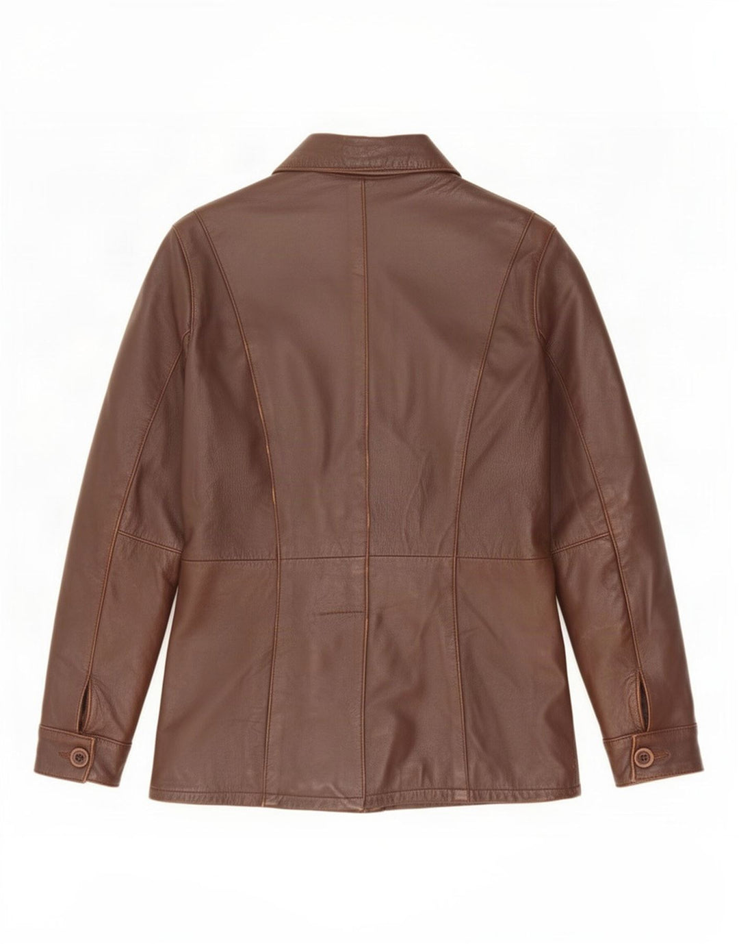 Vintage dame læderjakke UK 14 Medium Brown