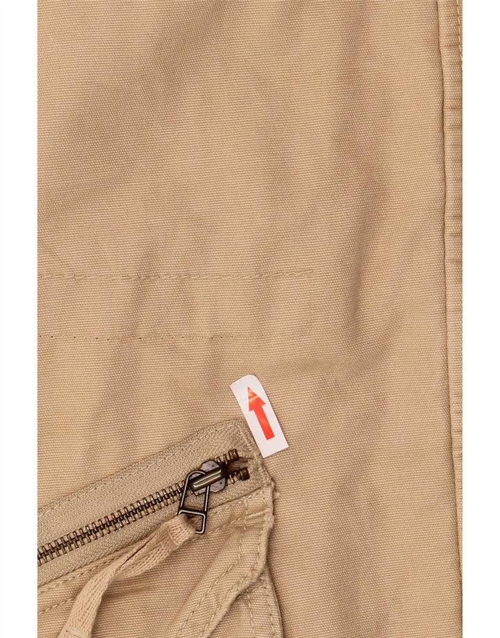 Marks & Spencer Dame Hætte Oversized Parka Jacket UK 10 Small Beige