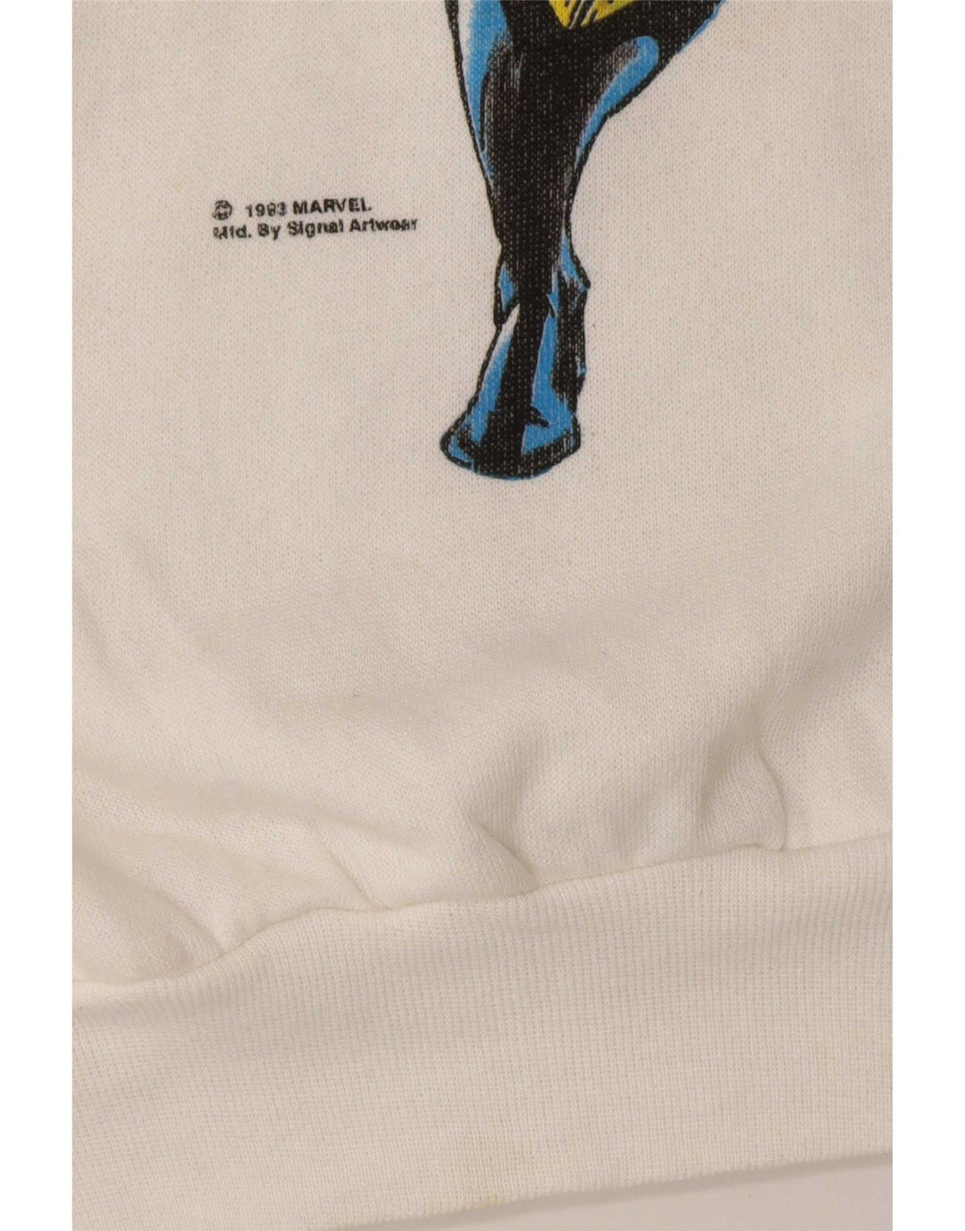 Vintage Herre Marvel Comics Wolverine 1993 Sweatshirt Jumper Large White
