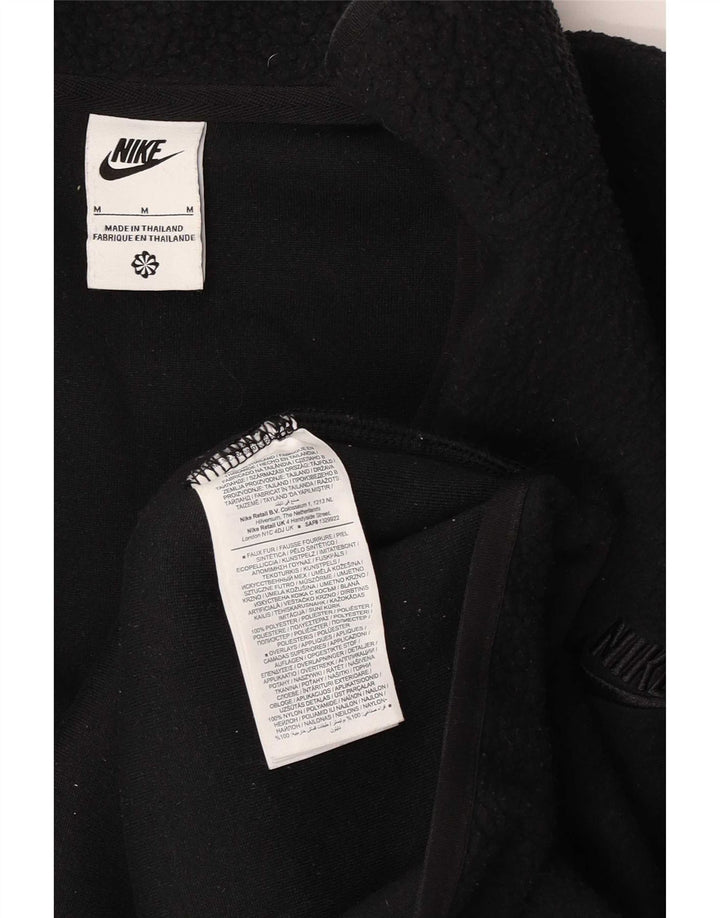Nike Herre Loose Fit Fleecejakke UK 38 Medium Sort Polyester