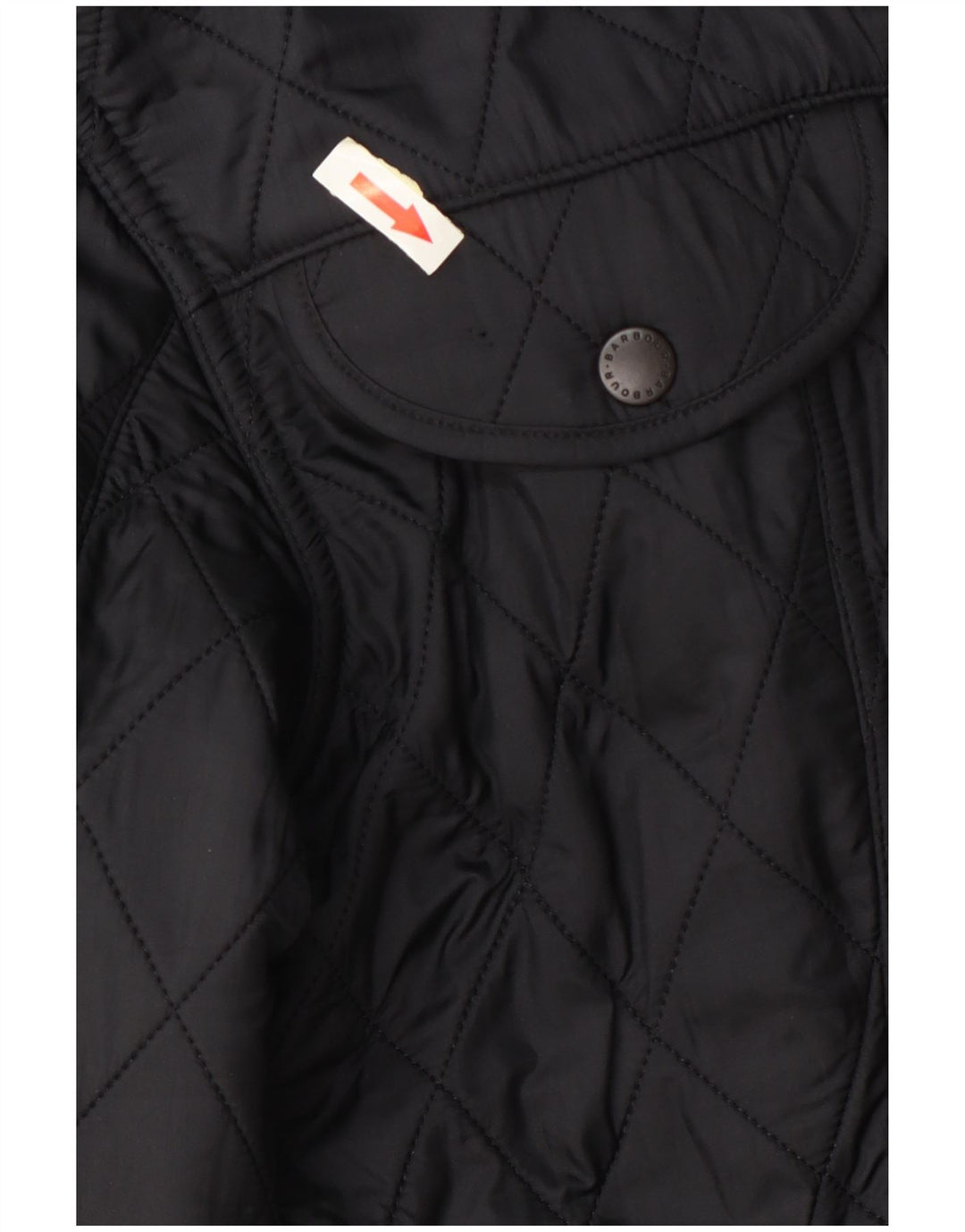Barbour Dame Hætte Quiltet Jakke UK 12 Medium Grå Polyamid
