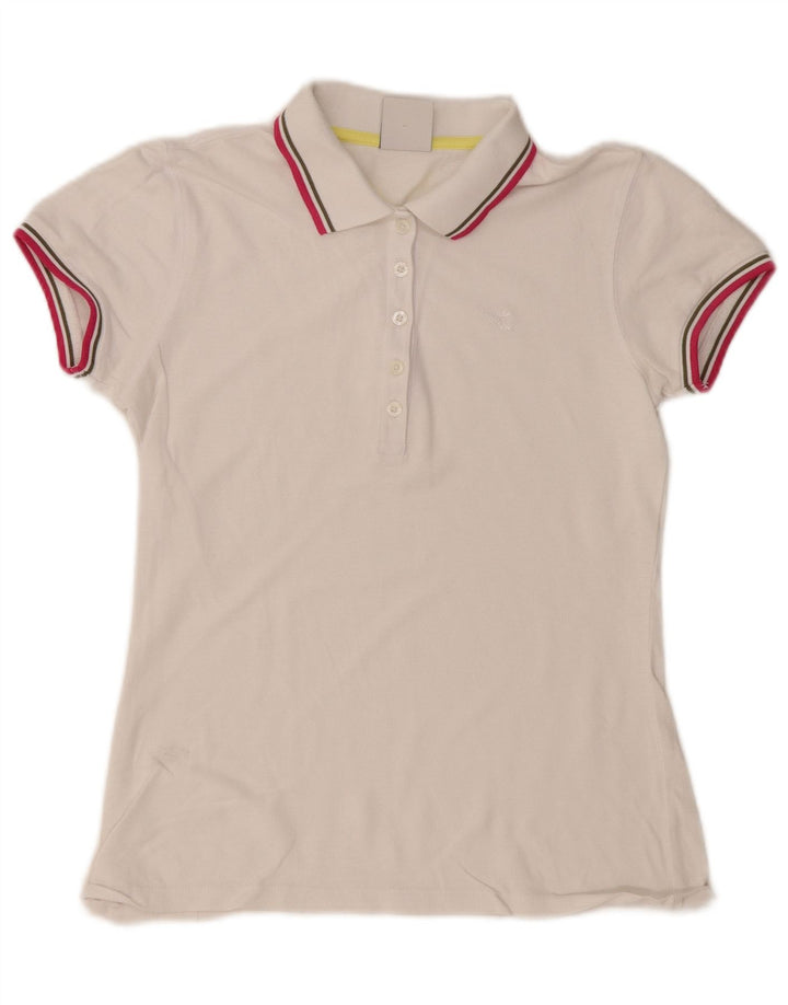 Diadora Dame Polo Shirt UK 10 Small White