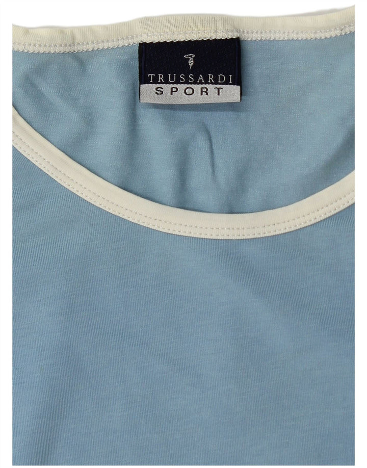 Trussardi Herre T-Shirt Top Stor Blå