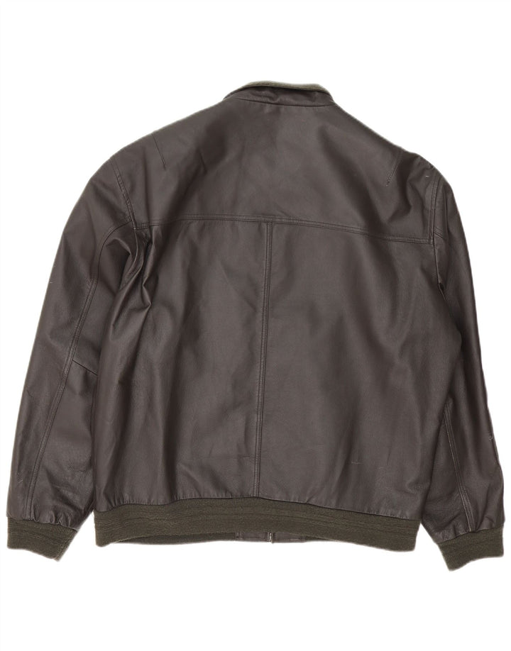 Vintage herre læderjakke UK 42 XL Brun