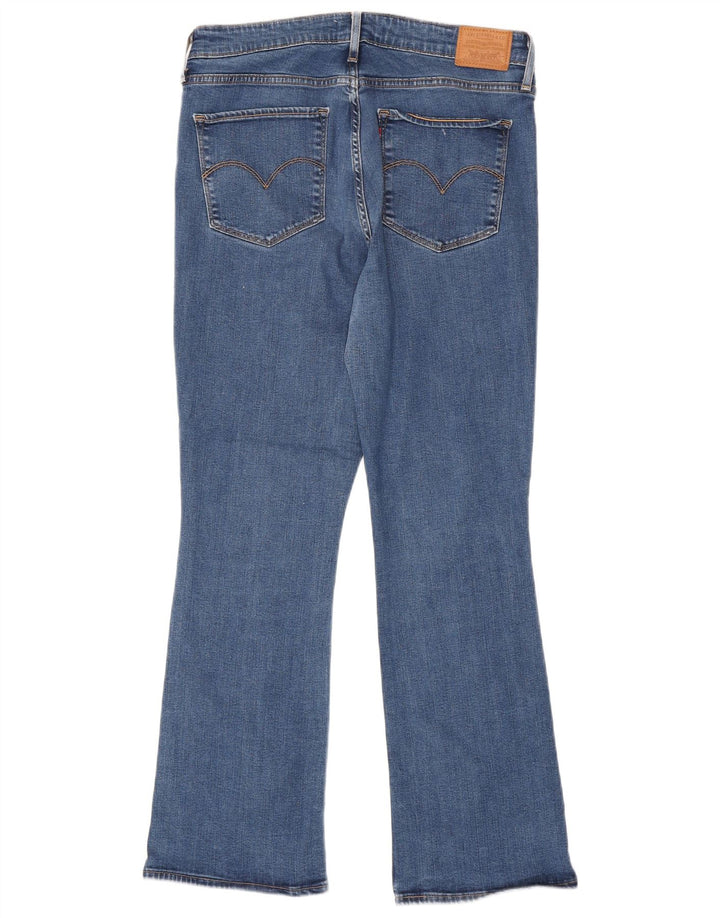 Levi's Womens 725 High Rise Bootcut Jeans W32 L30 Blue Lyocell