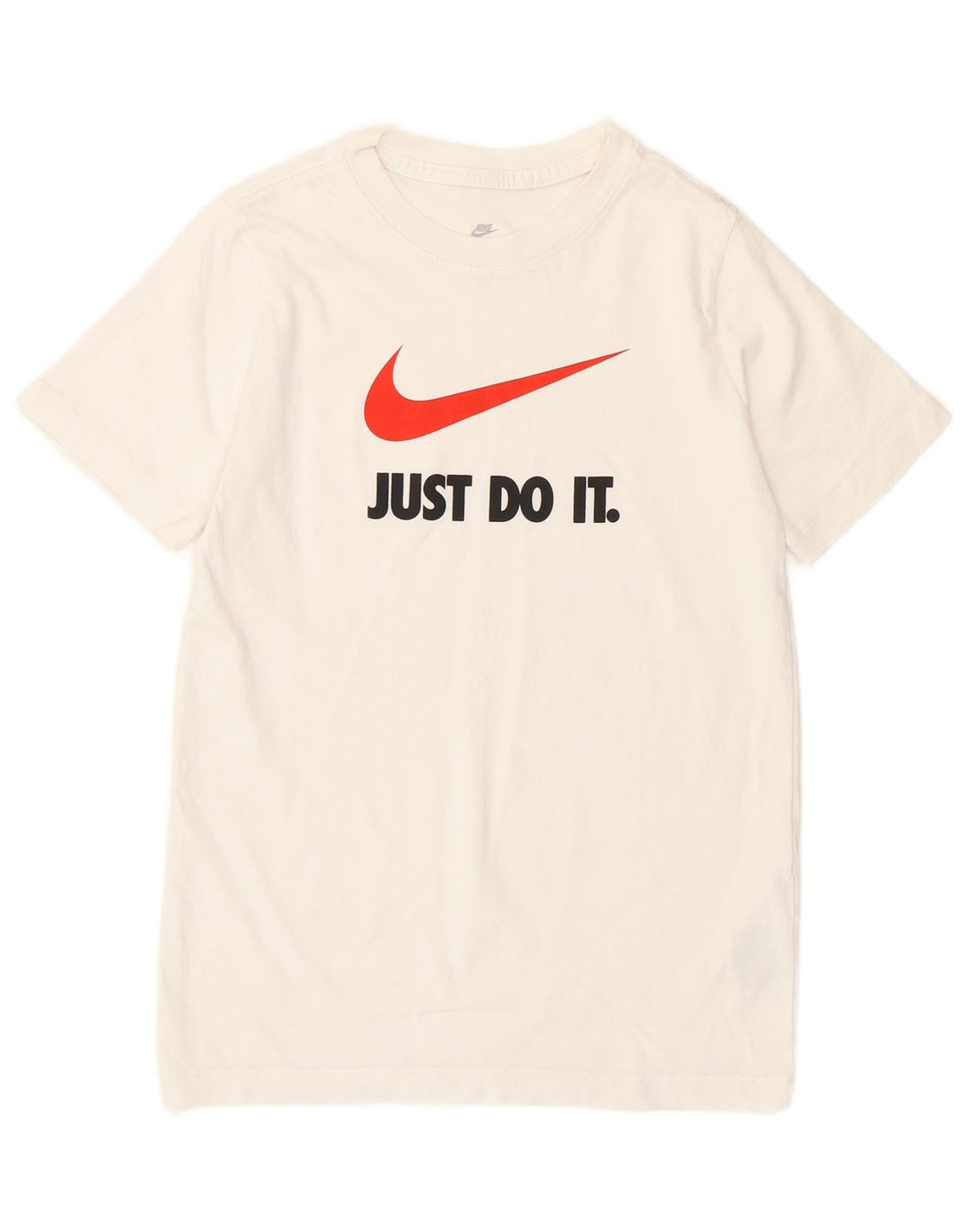 Nike drenge grafisk t-shirt top 10-11 år medium hvid bomuld