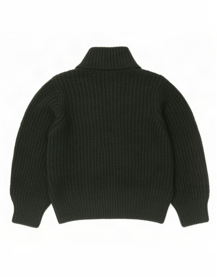 Marks & Spencer Dame Turtle Neck Jumper Sweater UK 14 Medium Green