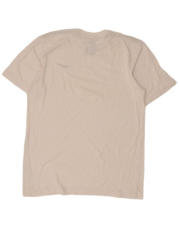 Nike Herre Regular Fit T-Shirt Top Stor Hvid Bomuld