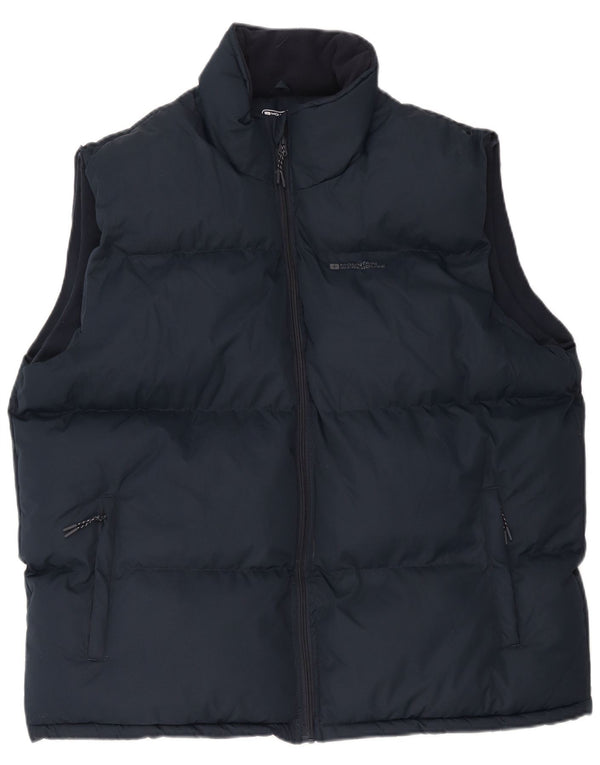Mountain Warehouse Herre Polstret Gilet UK 42 XL Navy Blue Polyester