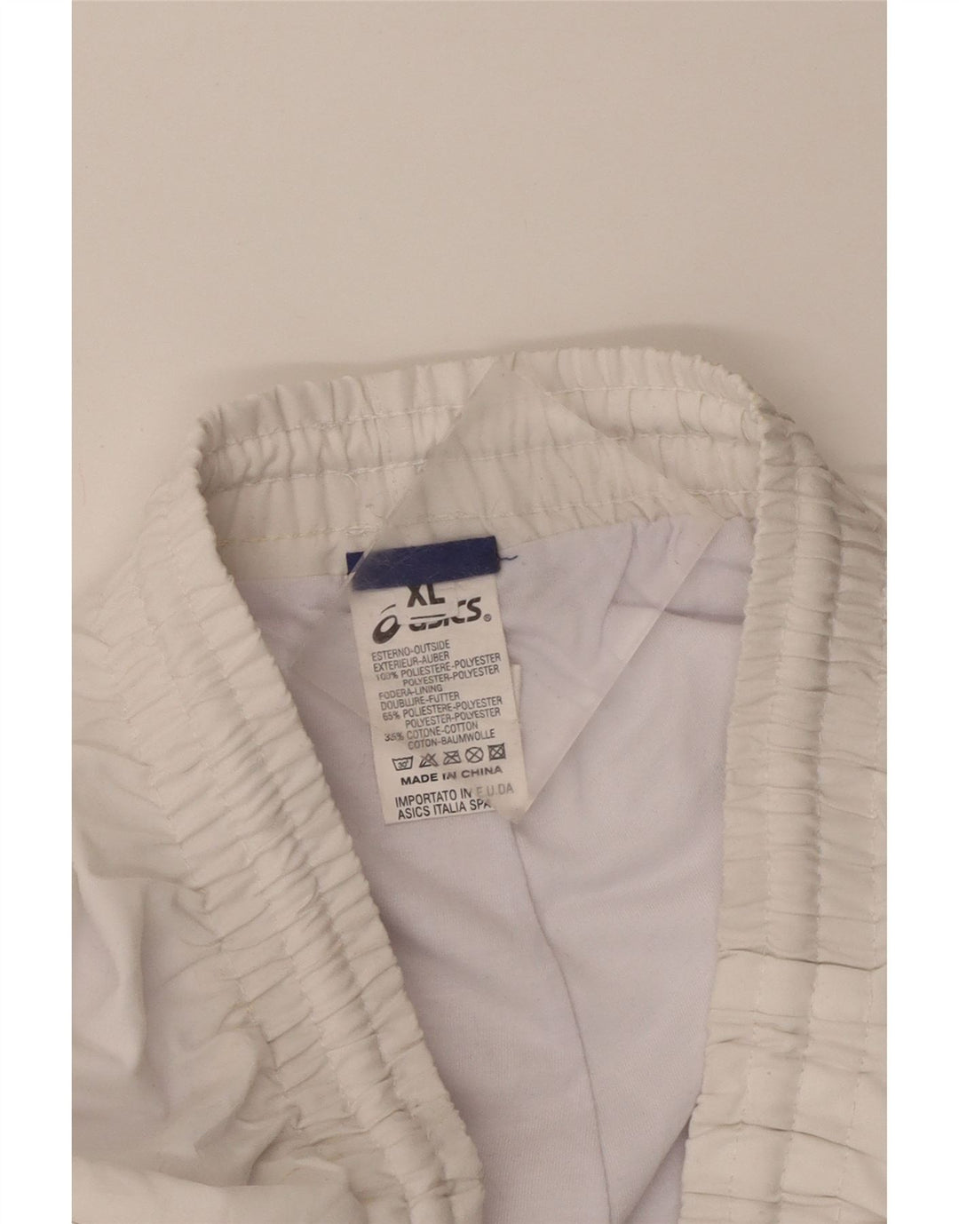 Asics Herre træningsdragt Bukser Joggers XL Hvid Polyester