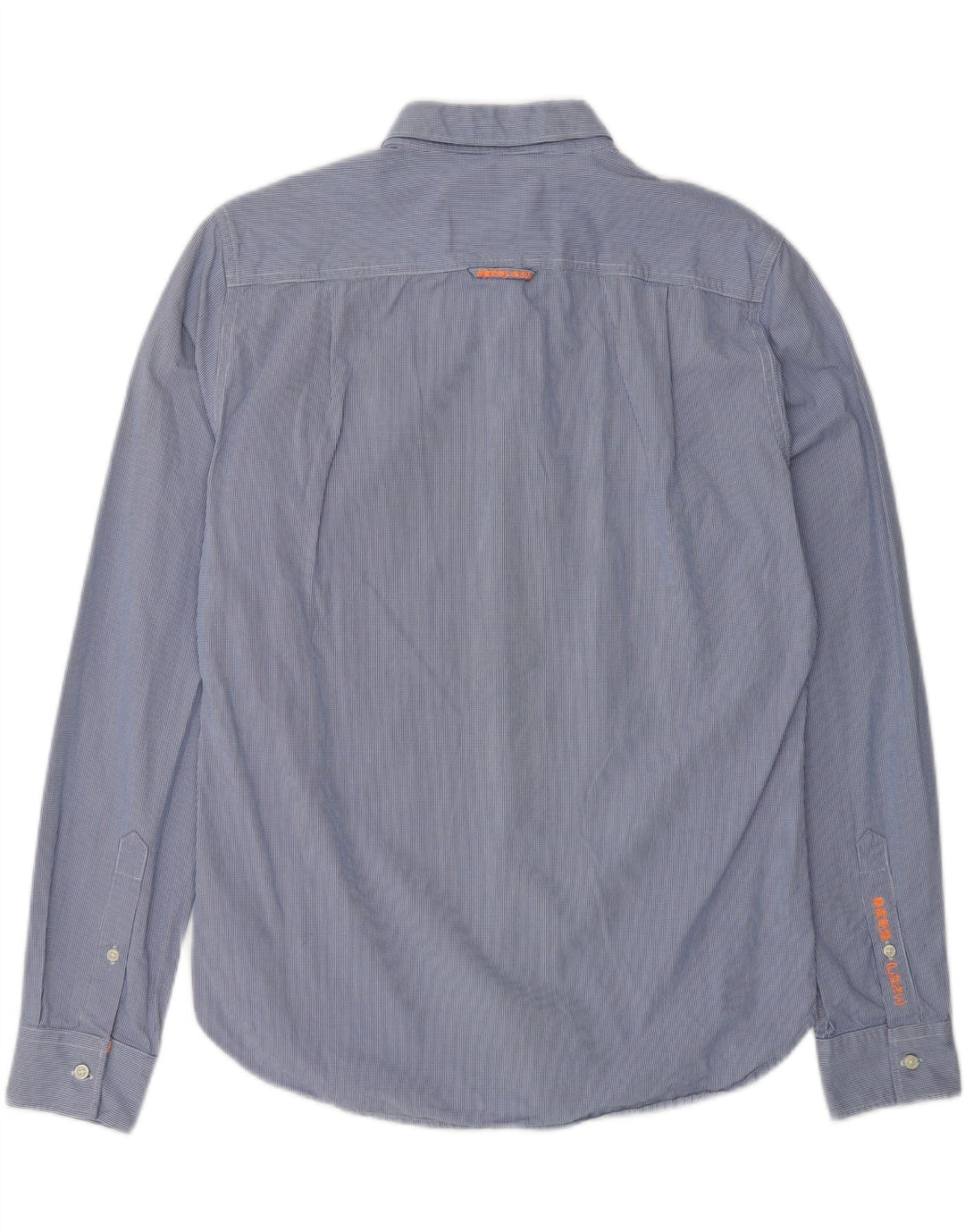 SUPERDRY Herreskjorte Medium Blue Pinstripe Bomuld