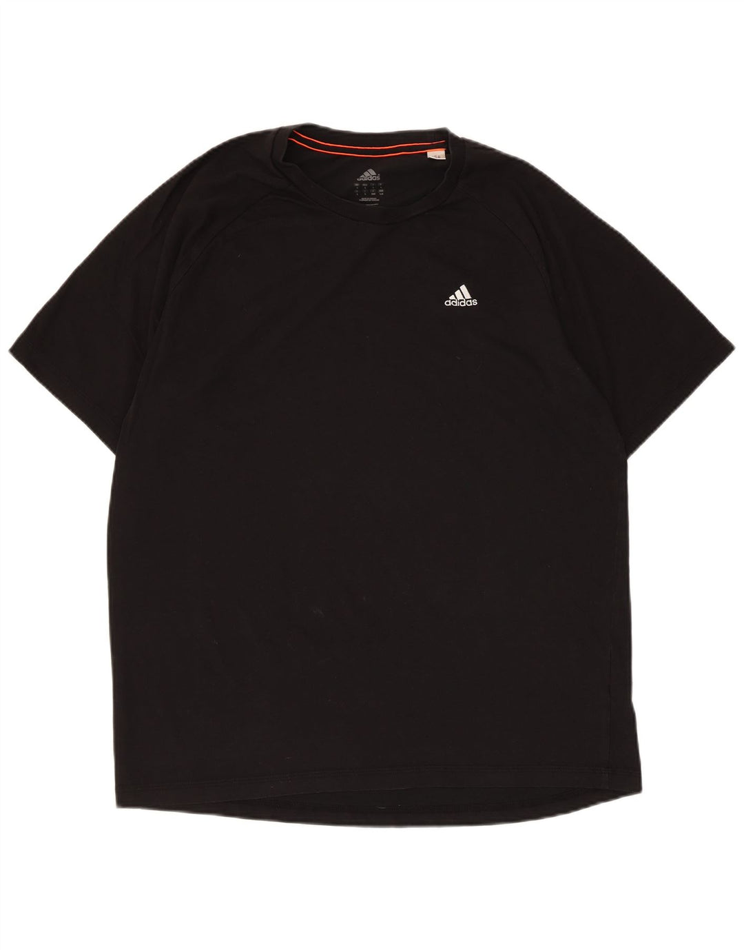ADIDAS Mens T-Shirt Top Large Black Cotton