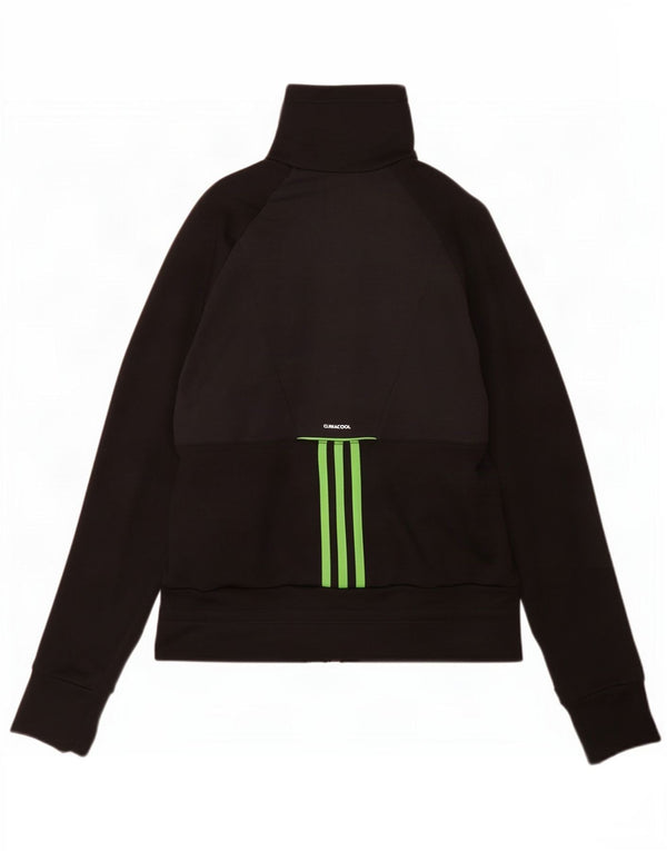 Adidas Dame Climacool Træningsdragt Topjakke UK 14 Medium Sort Colourblock