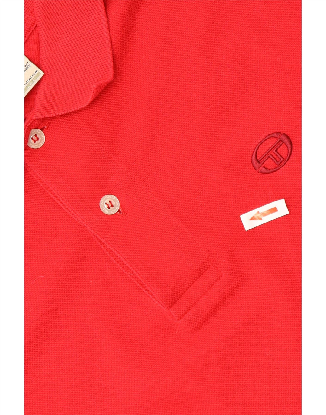 SERGIO TACCHINI Poloshirt til mænd IT 46 Lille rød bomuld