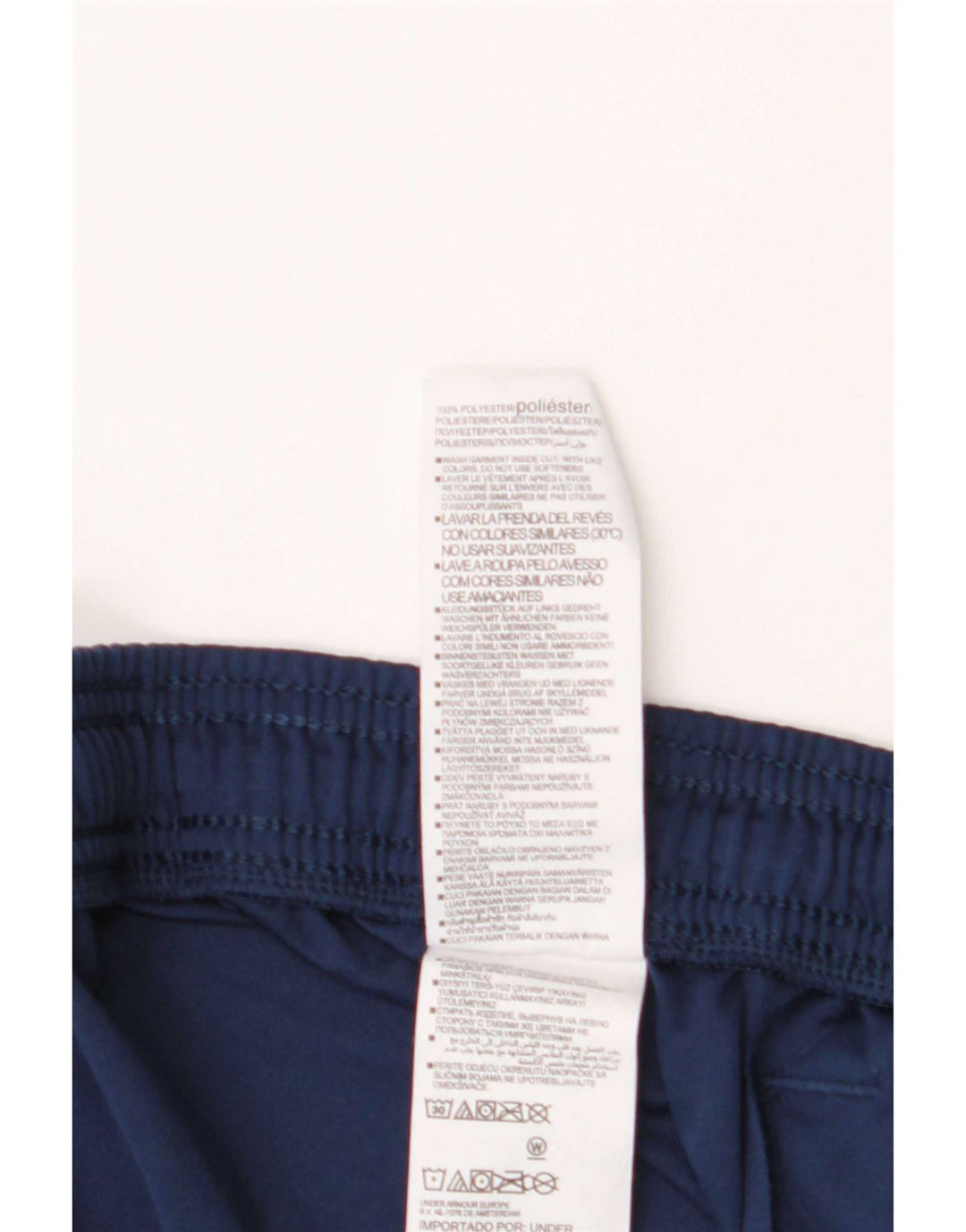Under Armour Herre Loose Fit Sportshorts 2XL Navy Blue Polyester