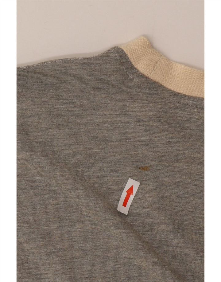 Puma Herre T-Shirt Top Medium Grå Colourblock Bomuld