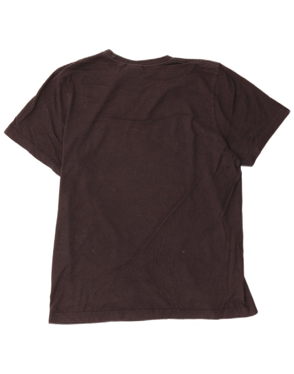 Adidas Herre grafisk T-shirt Top Medium Sort Bomuld