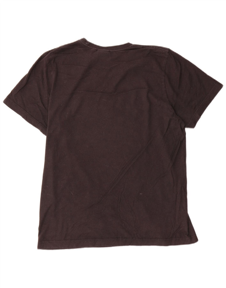 Adidas Herre grafisk T-shirt Top Medium Sort Bomuld