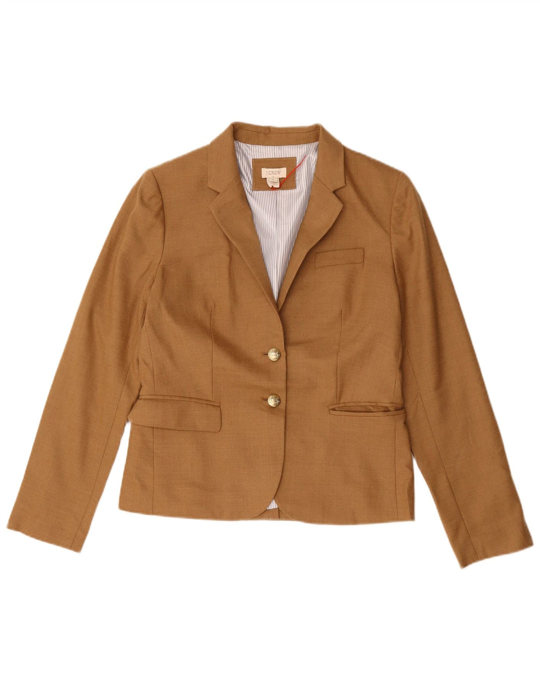 J. Crew Dame 2-knaps blazerjakke US 6 medium brun uld