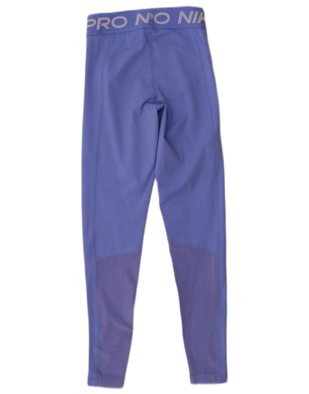 NIKE Dri Fit grafiske leggings til kvinder UK 6 XS blå polyester