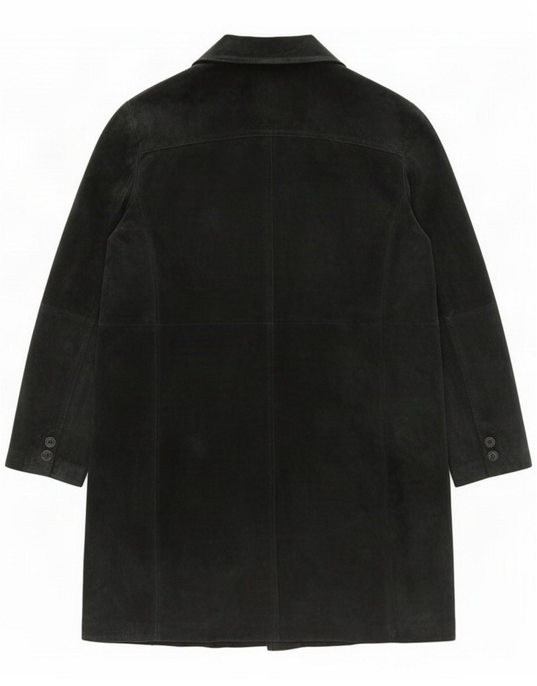 H&M ruskindsfrakke til kvinder UK 26 4XL Sort