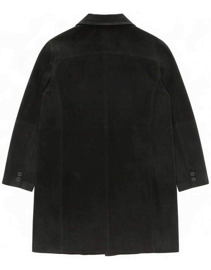 H&M ruskindsfrakke til kvinder UK 26 4XL Sort