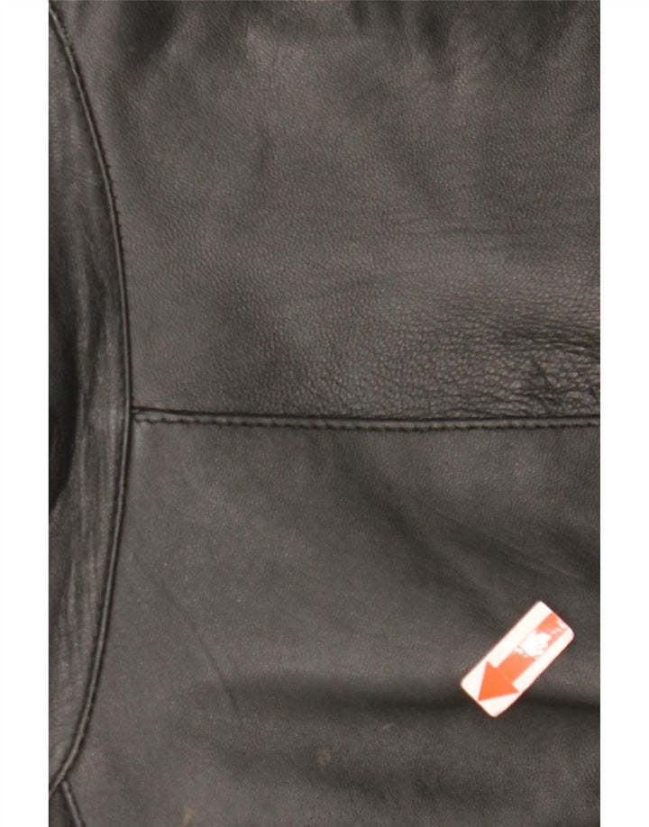 Vintage læderjakke til mænd UK 40 Large Black
