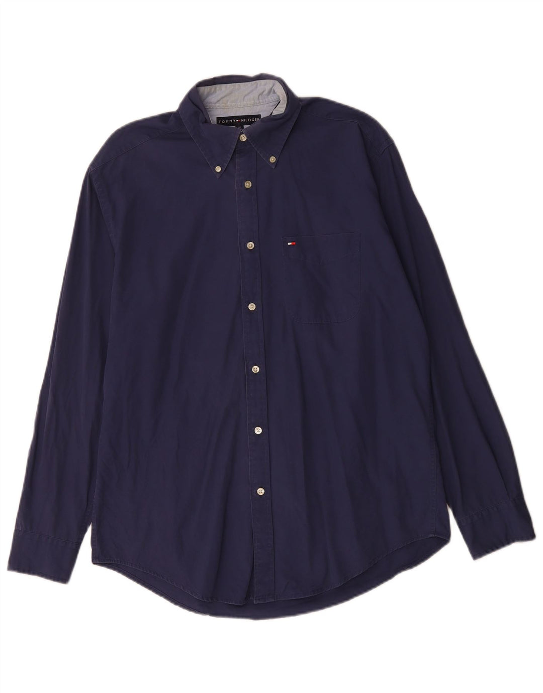 Tommy Hilfiger Herreskjorte Medium Navyblå Bomuld