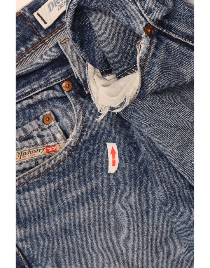 Diesel Straight Jeans til mænd W34 L30 Blå Bomuld