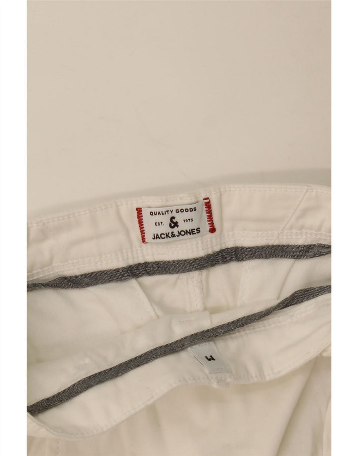 JACK & JONES Chino Shorts til mænd Medium W32 Hvid