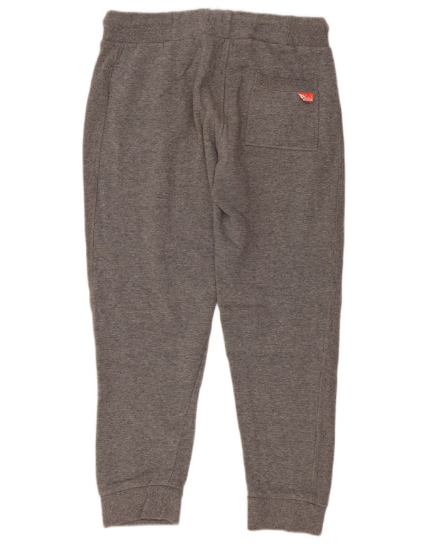 Superdry Herre Slim Fit træningsdragt Bukser Joggers Large Grå Bomuld