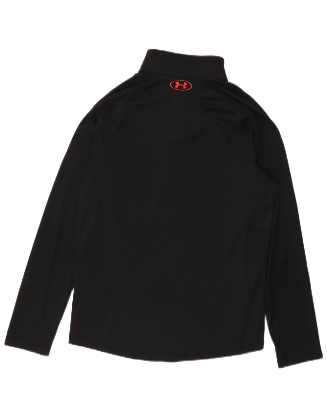 Under Armour Herre Zip Neck Pullover Træningsdragt Top Lille Sort Camouflage