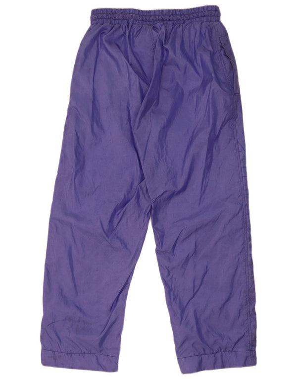 Vintage træningsdragt bukser til mænd Medium lilla nylon
