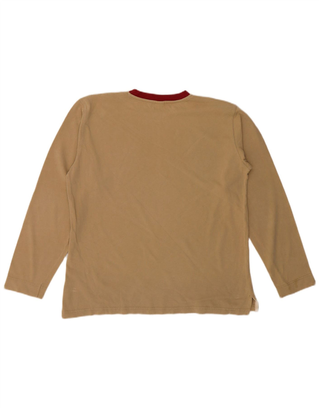 North Sails Herre Grafisk Top Langærmet Stor Beige Colourblock Bomuld