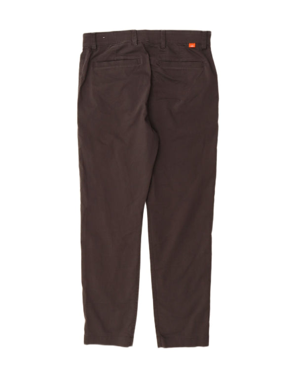 Nike Mens Dri Fit Slim Fit Chino Trousers Medium W32 L32 Grey Cotton