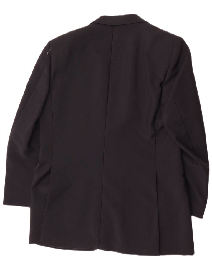 Ermenegildo Zegna Herre 1 Knap Blazer Jakke UK 38 Medium Sort Klassisk