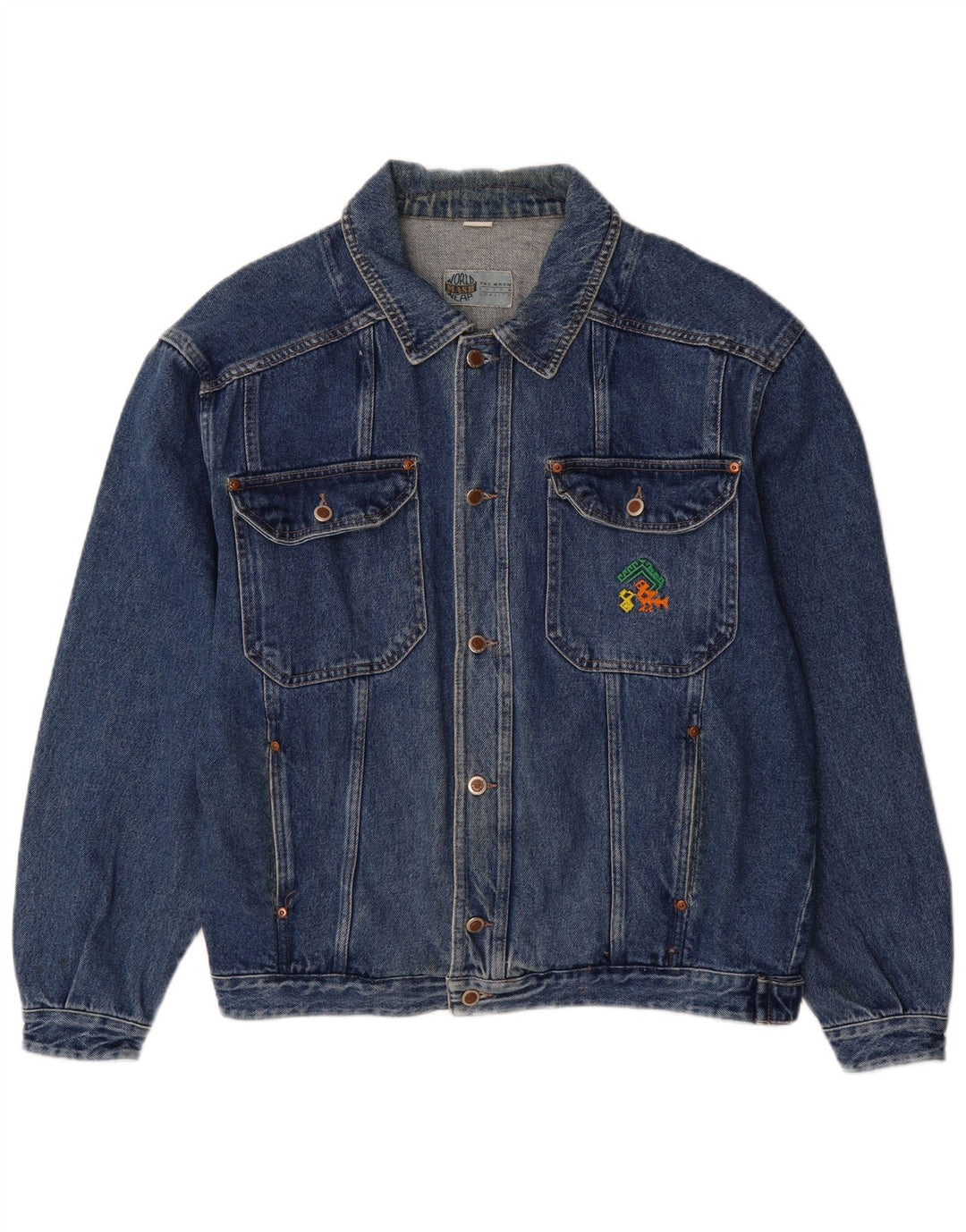 Mash Herre denimjakke UK 42 XL Blå Bomuld