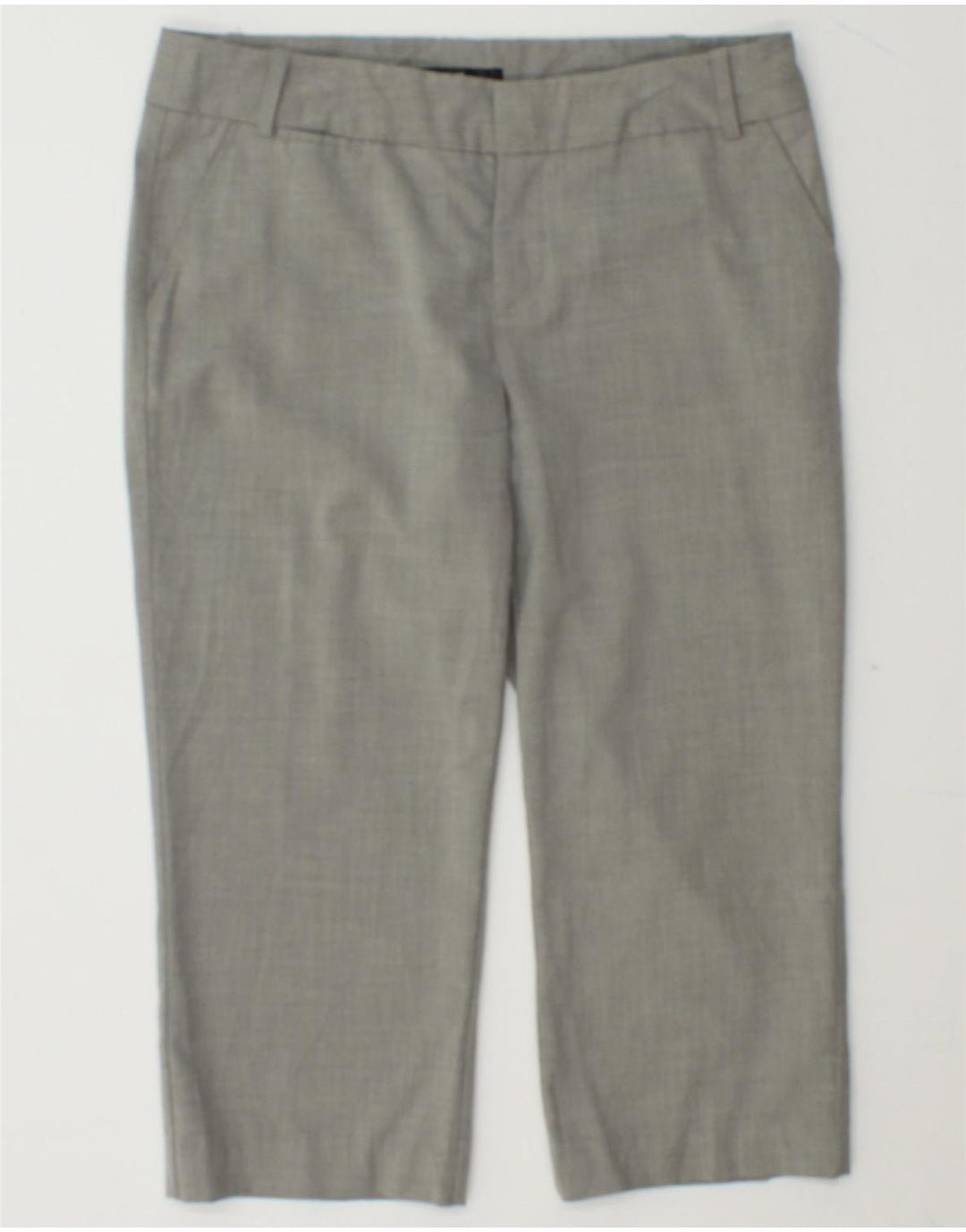 MOSSIMO Womens Stretch Capri Trousers US 8 Medium W32 L20 Grey Polyester Vintage Mossimo and Second-Hand Mossimo from Messina Hembry 