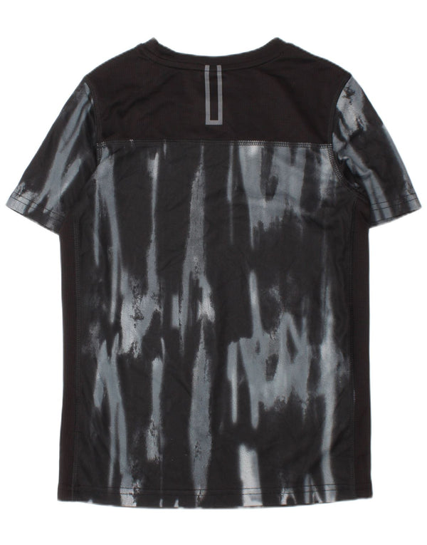 Russell Athletic Boys T-Shirt Top 7-8 år Medium Black Tie Dye Polyester