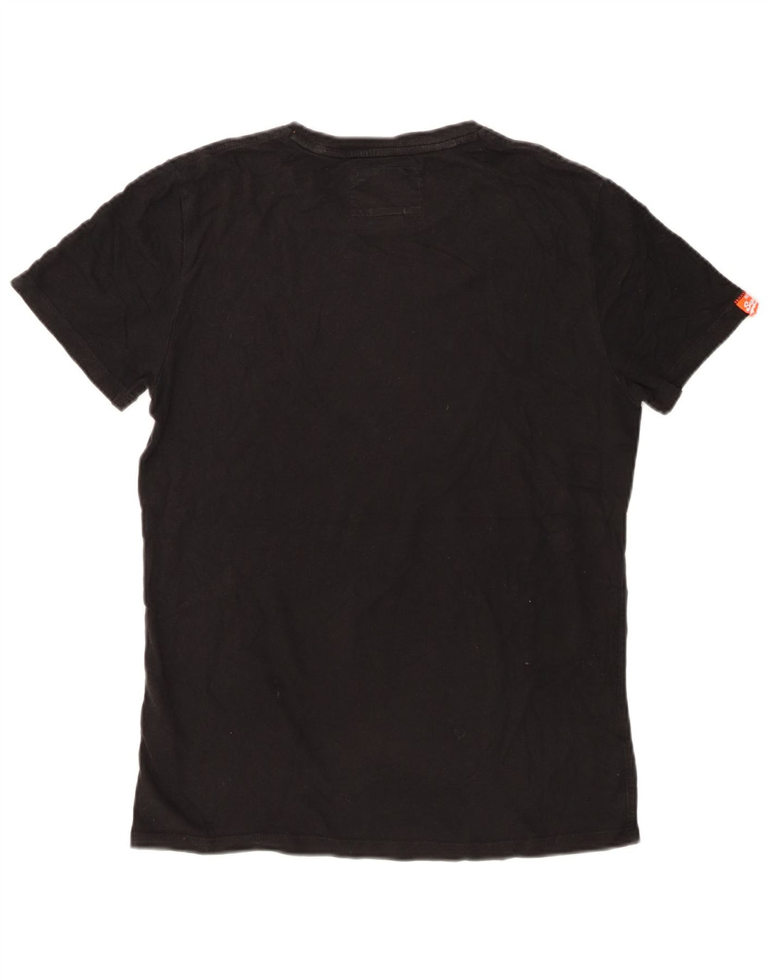 Superdry T-shirt top til mænd, lille sort bomuld