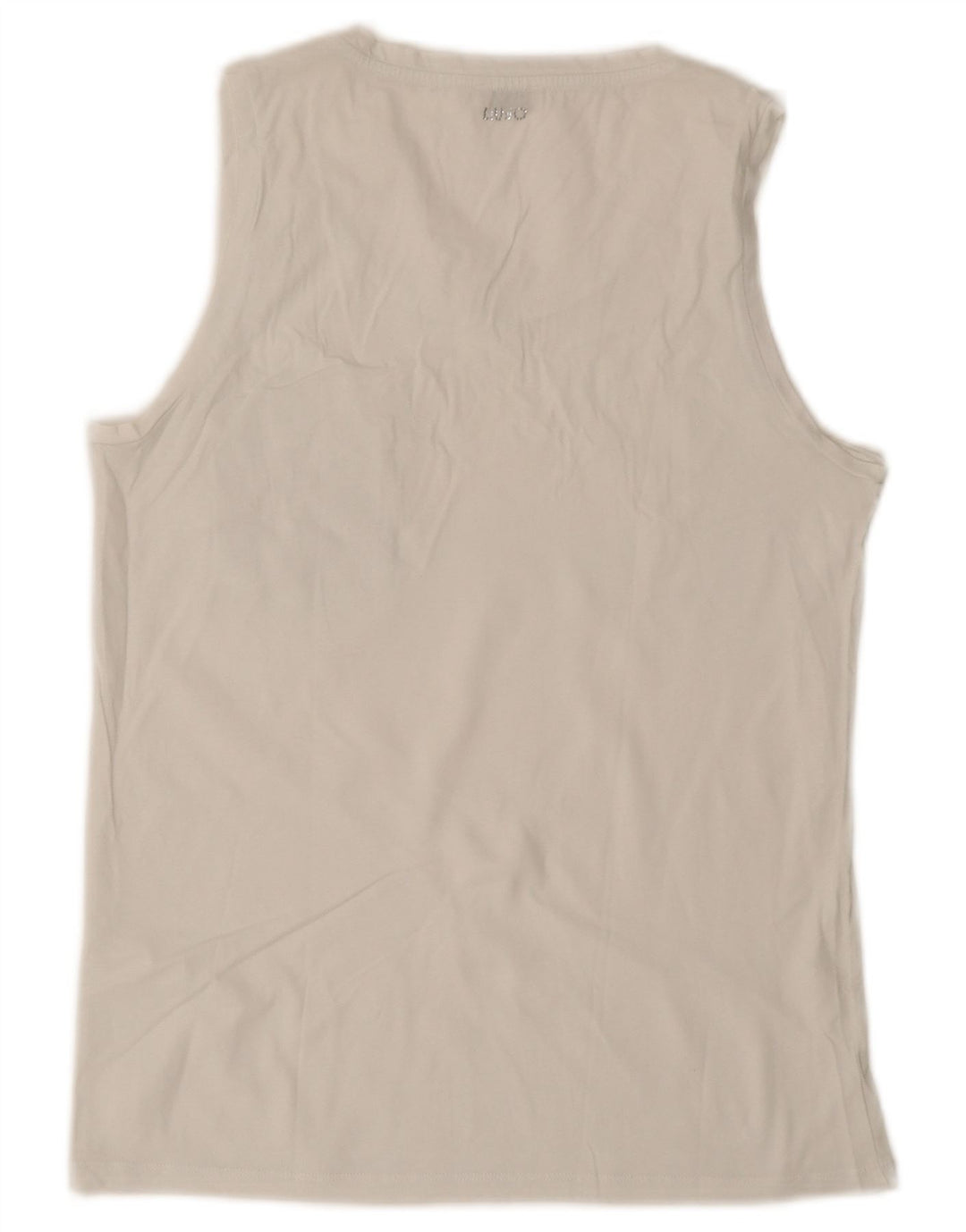 Liu Jo Damevest Top UK 12 Medium White Bomuld