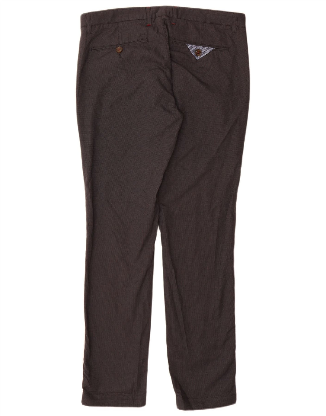 Ted Baker Herre Slim Suit Bukser W34 L32 Grå Bomuld