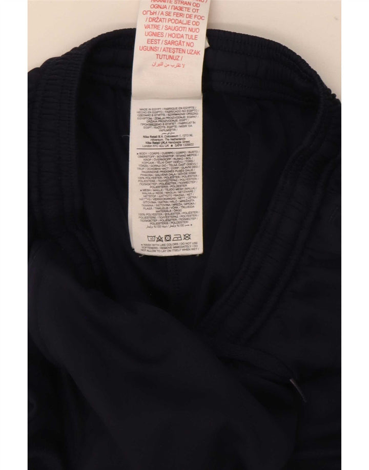 Nike drenge Dri Fit træningsdragt bukser 13-14 år XL marineblå polyester