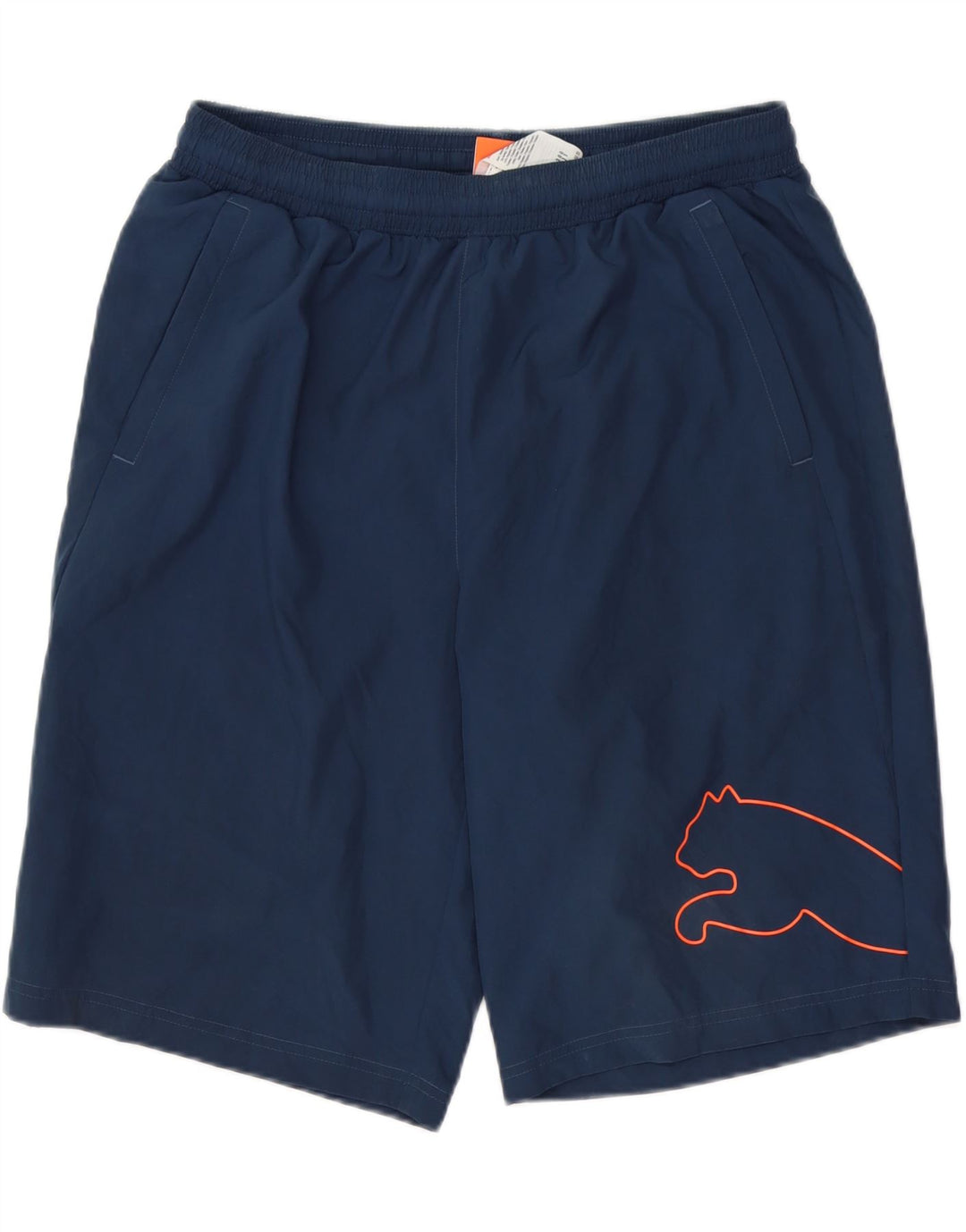 Puma Herre grafiske sportsshorts store marineblå polyester