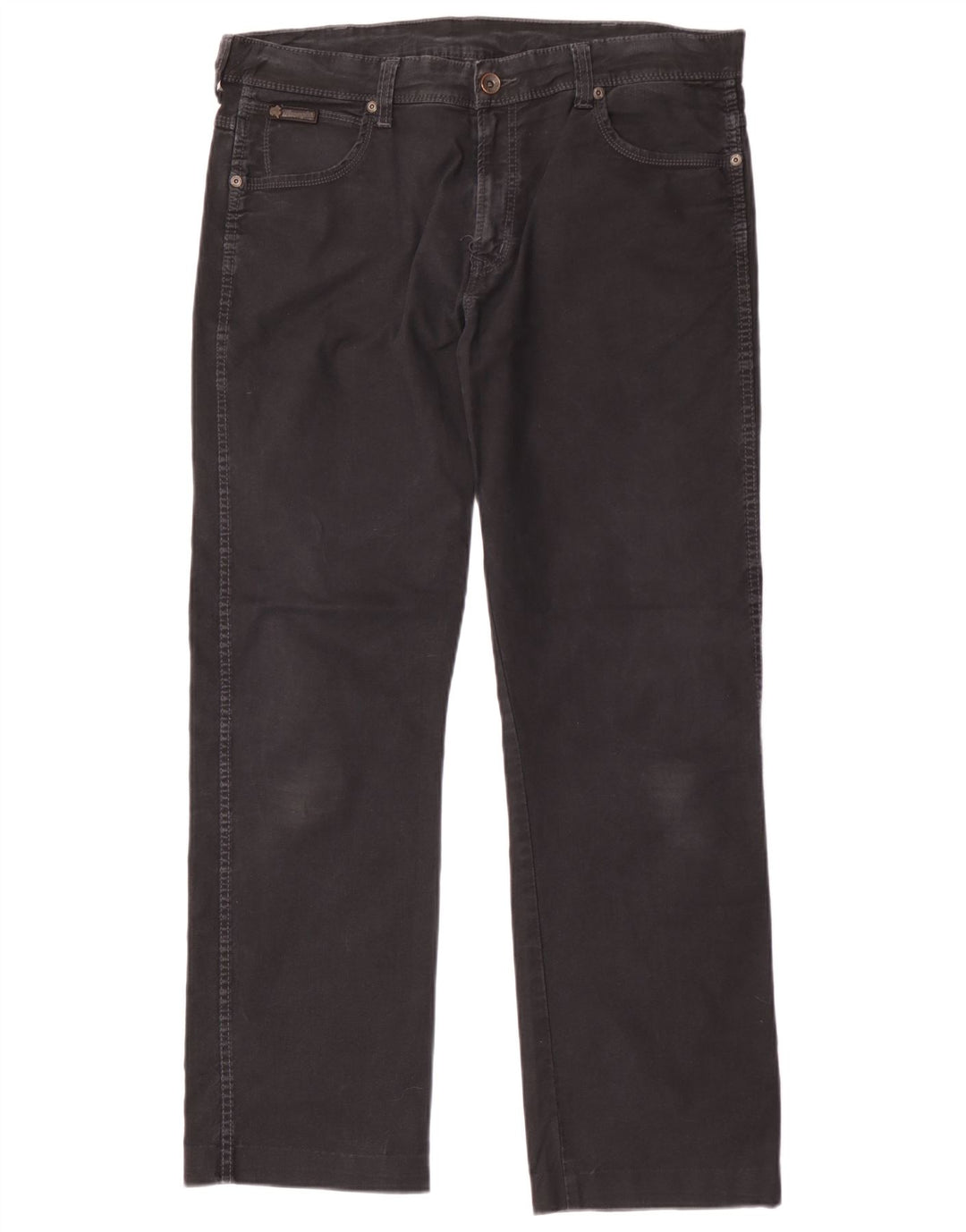 Wrangler Herre Clyde Straight Jeans W36 L32 Sort Bomuld