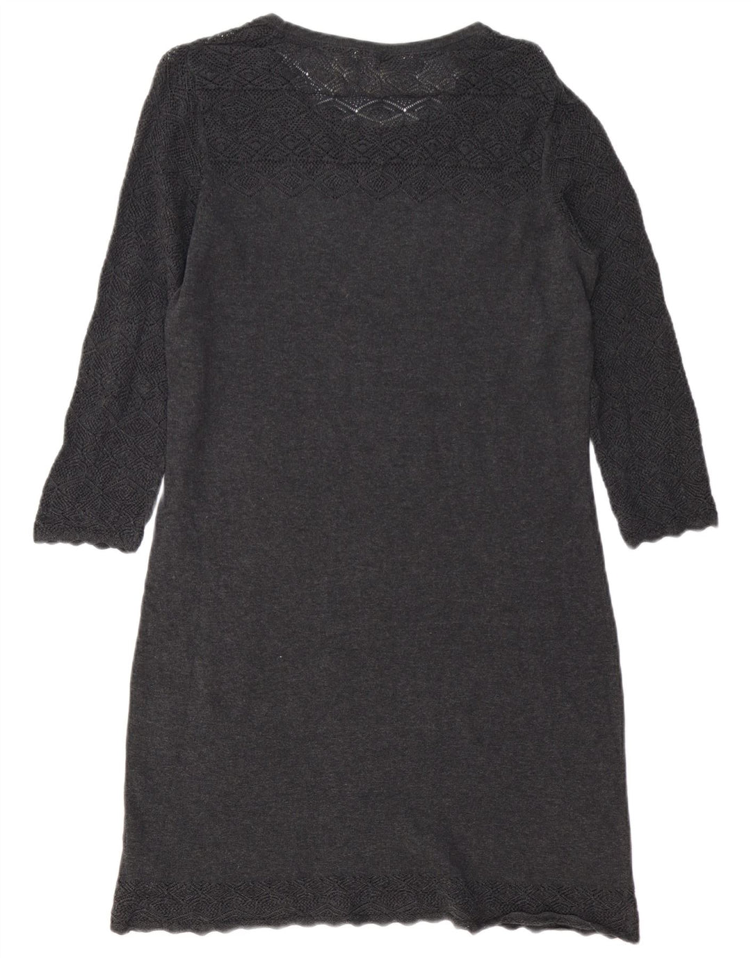 Fat Face Dame Jumper Dress UK 12 Medium Grey