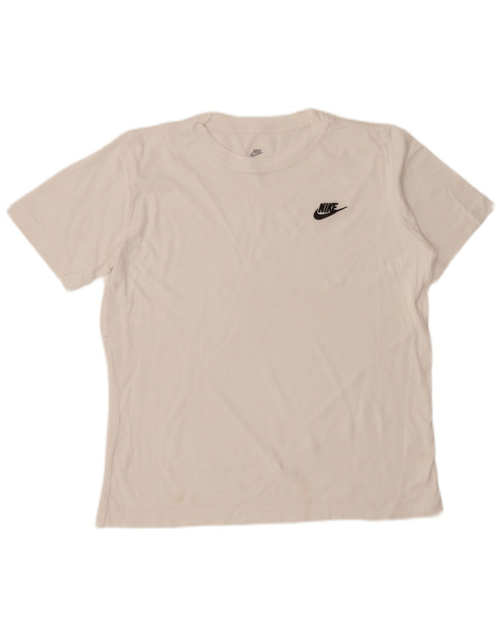 NIKE T-shirt top til drenge 13-14 år XL Hvid